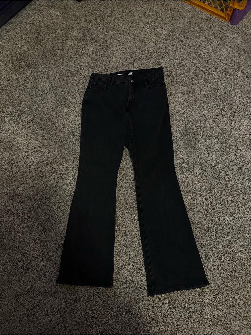 Old Navy Women's Black Flared Jeans